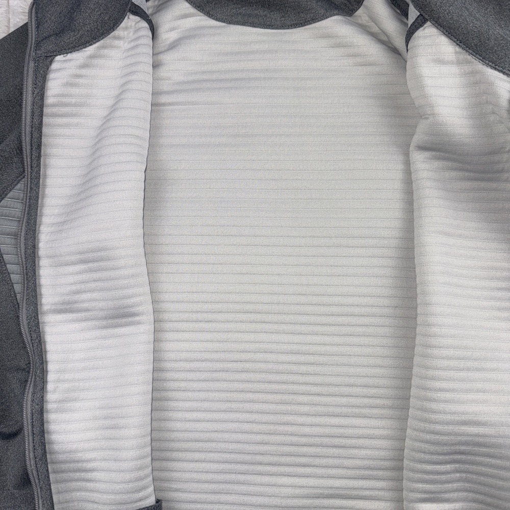 Peter Millar Crown Pemberton LS Zip Golf Jacket Men L Gray Whisper Rock NWOT - Picture 11 of 15